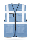 Colete Multifuncional em Malha Unissexo-Azul Céu-S-RAG-Tailors-Fardas-e-Uniformes-Vestuario-Pro