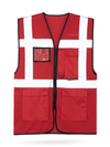 Colete Multifuncional em Malha Unissexo-Vermelho-S-RAG-Tailors-Fardas-e-Uniformes-Vestuario-Pro