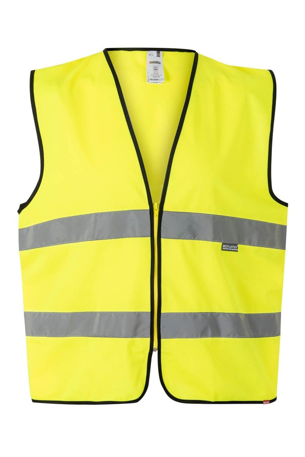 Colete Profissional de Alta Visibilidade-Amarelo Fluor-L-RAG-Tailors-Fardas-e-Uniformes-Vestuario-Pro