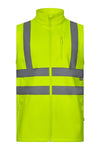 Colete Soft Shell de Alta Visibilidade-Amarelo Fluorescente - 20-S-RAG-Tailors-Fardas-e-Uniformes-Vestuario-Pro