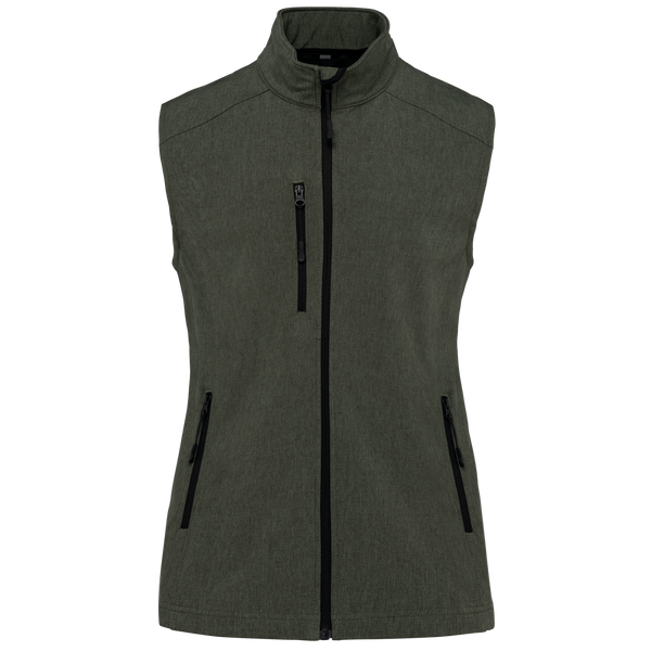 Colete Softshell de Senhora-Verde Mesclado-S-RAG-Tailors-Fardas-e-Uniformes-Vestuario-Pro