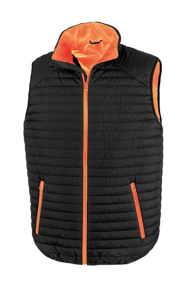 Colete Thermoquilt-Preto / Laranja-XS-RAG-Tailors-Fardas-e-Uniformes-Vestuario-Pro