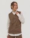 Colete Unissexo de Trabalho Workwear Vest-Verde Acastanhado-XS-RAG-Tailors-Fardas-e-Uniformes-Vestuario-Pro