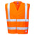 Colete anti-estático Hi-Vis - Resistente à chama-Laranja-S/M-RAG-Tailors-Fardas-e-Uniformes-Vestuario-Pro