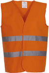 Colete com 2 bandas de alta visibilidade-Hi Vis Laranja-M-RAG-Tailors-Fardas-e-Uniformes-Vestuario-Pro