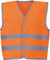 Colete com 2 faixas reflectoras - Criança-Hi Vis Laranja-S (4/6)-RAG-Tailors-Fardas-e-Uniformes-Vestuario-Pro