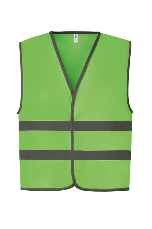 Colete com 2 faixas reflectoras - Criança-Lime-S (4/6)-RAG-Tailors-Fardas-e-Uniformes-Vestuario-Pro