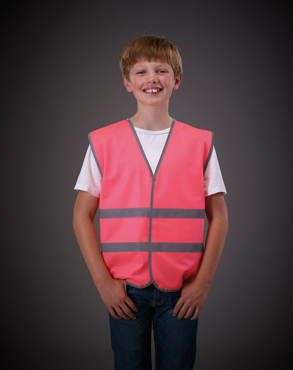 Colete com 2 faixas reflectoras - Criança-RAG-Tailors-Fardas-e-Uniformes-Vestuario-Pro