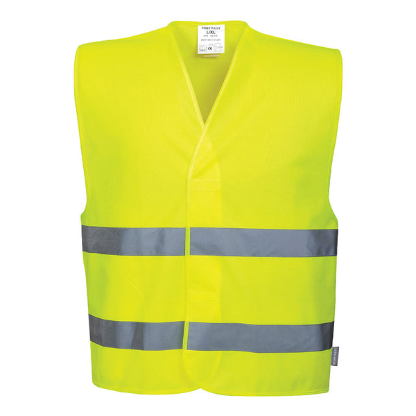 Colete com duas faixas-Amarelo-S/M-RAG-Tailors-Fardas-e-Uniformes-Vestuario-Pro