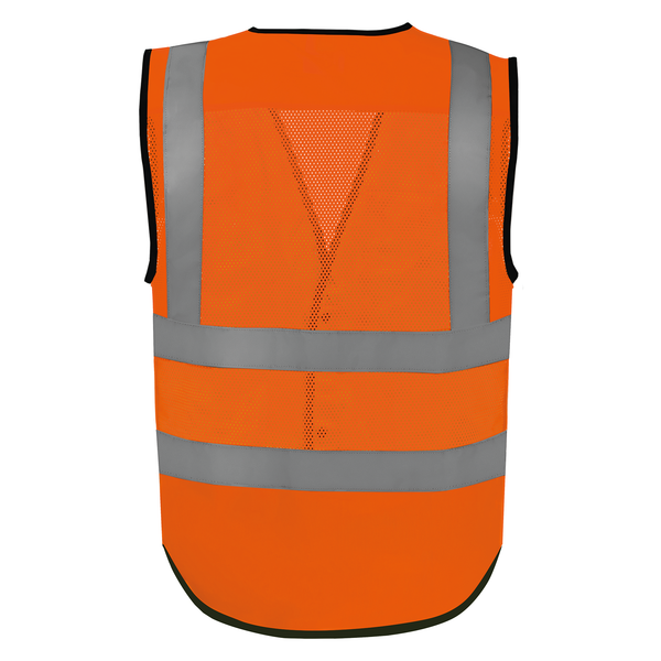 Colete de Alta Visibilidade com Molas de Pressão Eco Superior-RAG-Tailors-Fardas-e-Uniformes-Vestuario-Pro