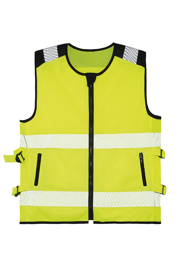 Colete de Segurança para Motociclos Naxos Unissexo-Amarelo Alta Visibilidade-S-RAG-Tailors-Fardas-e-Uniformes-Vestuario-Pro