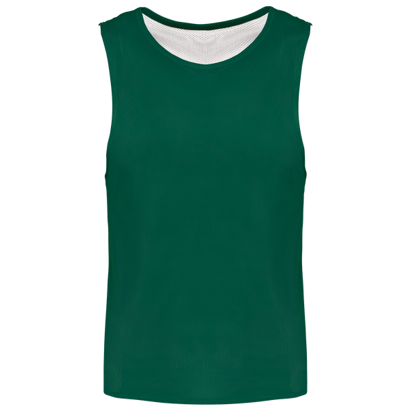 Colete de Treino Reversível Multidesportos Unissexo-Verde Escuro / Branco-S/M-RAG-Tailors-Fardas-e-Uniformes-Vestuario-Pro