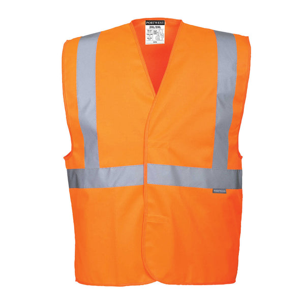 Colete de banda e bracelete de Alta Visibilidade-Laranja-S/M-RAG-Tailors-Fardas-e-Uniformes-Vestuario-Pro