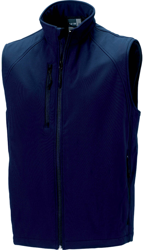 Colete de homem softshell-French Azul Marinho-XS-RAG-Tailors-Fardas-e-Uniformes-Vestuario-Pro