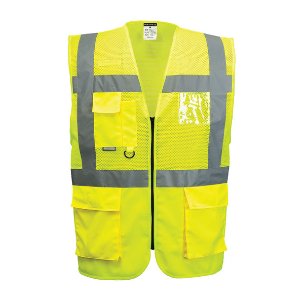 Colete executivo em Malha Madrid-Amarelo-XS-RAG-Tailors-Fardas-e-Uniformes-Vestuario-Pro