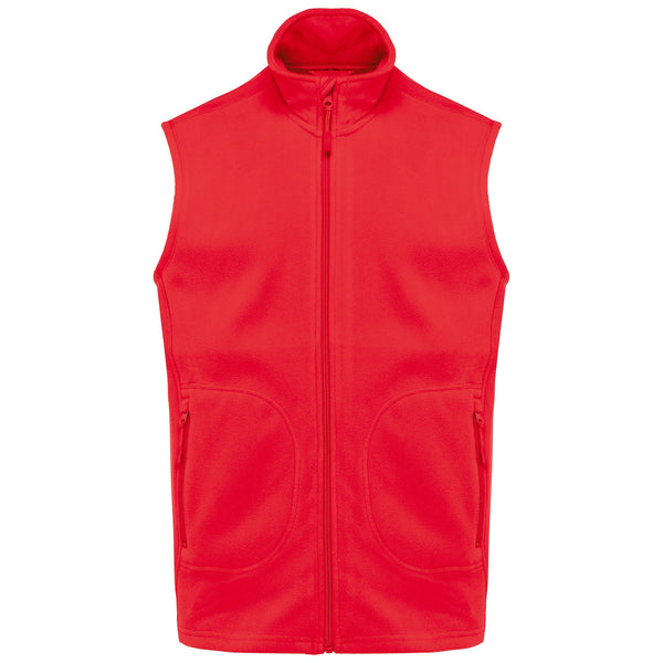 Colete micropolar eco-responsável unissexo-Red-XS-RAG-Tailors-Fardas-e-Uniformes-Vestuario-Pro