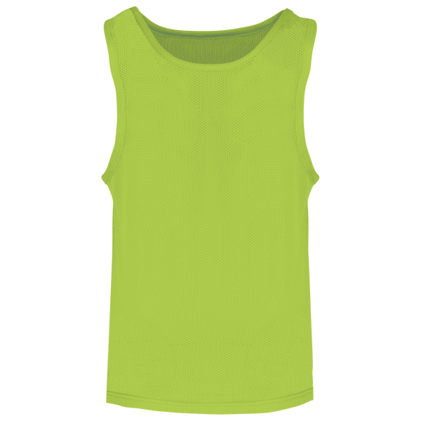 Colete multidesportos de criança malha leve e perfurada-Verde Fluorescente-10/14 ANOS-RAG-Tailors-Fardas-e-Uniformes-Vestuario-Pro
