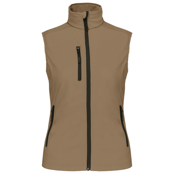 Colete softshell de senhora-Camel-M-RAG-Tailors-Fardas-e-Uniformes-Vestuario-Pro