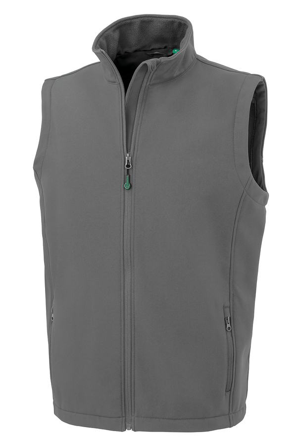 Colete softshell reciclado de homem-Cinzento-XXL-RAG-Tailors-Fardas-e-Uniformes-Vestuario-Pro