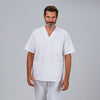 Conjunto Pijama Cirúrgico Unissexo Palermo-Branco-XXS-RAG-Tailors-Fardas-e-Uniformes-Vestuario-Pro