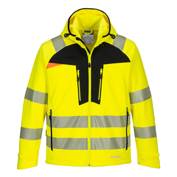 DX4 Hi-Vis Softshell-RAG-Tailors-Fardas-e-Uniformes-Vestuario-Pro