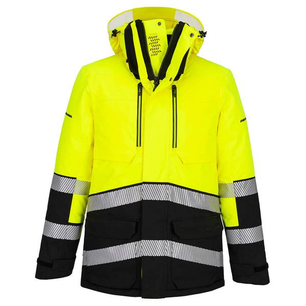Parka de Inverno de Alta Visibilidade EV4 Expedition-Amarelo/preto-S-RAG-Tailors-Fardas-e-Uniformes-Vestuario-Pro