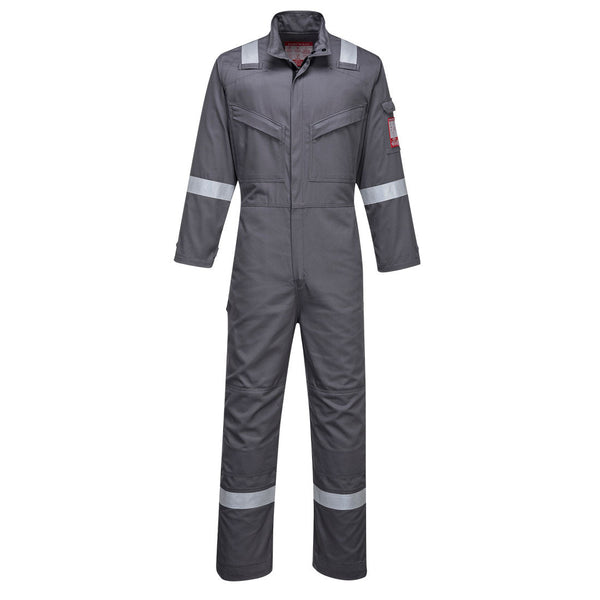 Fato Macaco Bizflame Ultra Anti-estático-Cinzento-L-RAG-Tailors-Fardas-e-Uniformes-Vestuario-Pro