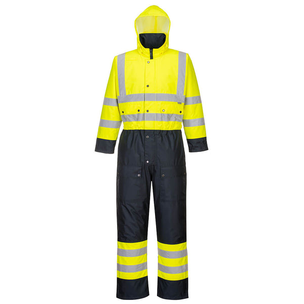 Fato Macaco Contrast - Forrado-Amarelo/Marinho-XS-RAG-Tailors-Fardas-e-Uniformes-Vestuario-Pro