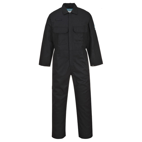 Fato Macaco Ignífugo Bizweld-Preto-XS-RAG-Tailors-Fardas-e-Uniformes-Vestuario-Pro