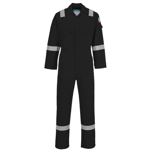 Fato de Macaco Ignífugo Anti-estático Super Leve 210g-Preto-S-RAG-Tailors-Fardas-e-Uniformes-Vestuario-Pro