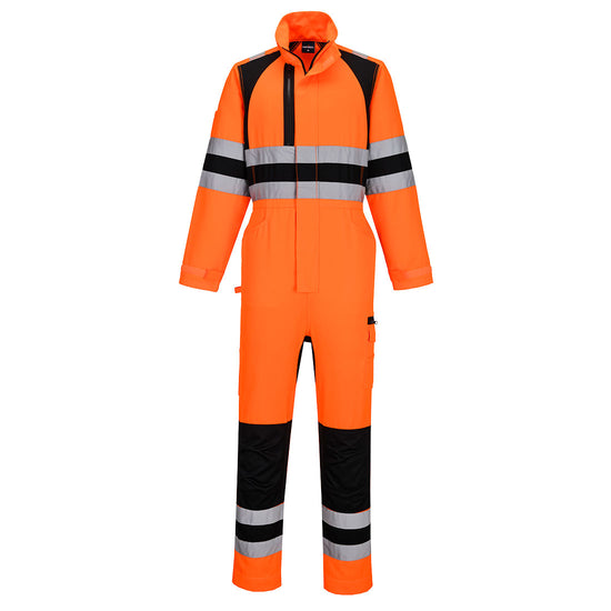 Fato de Trabalho WX2 Eco de Alta Visibilidade-Laranja/preto-S-RAG-Tailors-Fardas-e-Uniformes-Vestuario-Pro