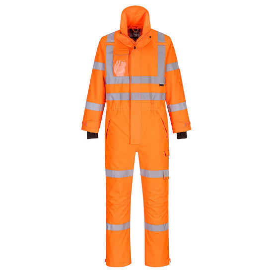 Fato de chuva Hi-Vis Extreme-Laranja-S-RAG-Tailors-Fardas-e-Uniformes-Vestuario-Pro