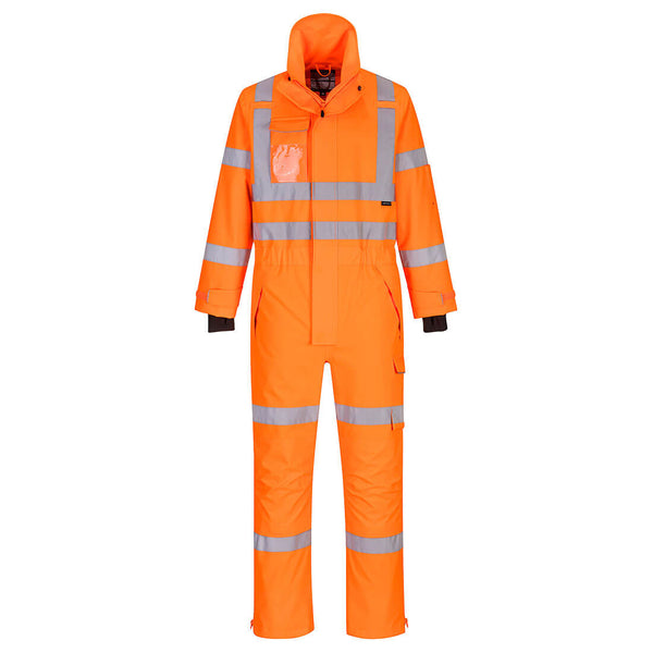 Fato de chuva Hi-Vis Extreme-Laranja-S-RAG-Tailors-Fardas-e-Uniformes-Vestuario-Pro