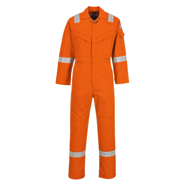 Fato-macaco de Trabalho Anti-Estático Ignífugo Bizflame 350g Visibilidade-Laranja-S-RAG-Tailors-Fardas-e-Uniformes-Vestuario-Pro