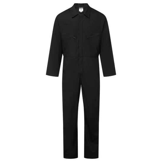 Fato-macaco de Trabalho Essential com Fecho de Correr-Preto-XS-RAG-Tailors-Fardas-e-Uniformes-Vestuario-Pro