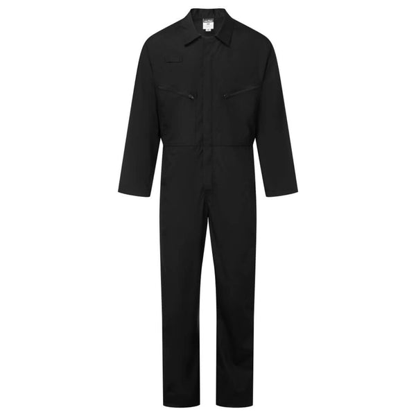 Fato-macaco de Trabalho Essential com Fecho de Correr-Preto-XS-RAG-Tailors-Fardas-e-Uniformes-Vestuario-Pro