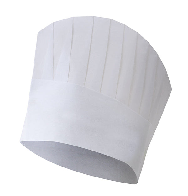 GORRO DE COZINHA DESCARTÁVEL - 1 pack (25ud)-Branco-U-RAG-Tailors-Fardas-e-Uniformes-Vestuario-Pro