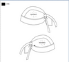 Gorro Bandana com Fitas de Ajuste Aerosilver-RAG-Tailors-Fardas-e-Uniformes-Vestuario-Pro