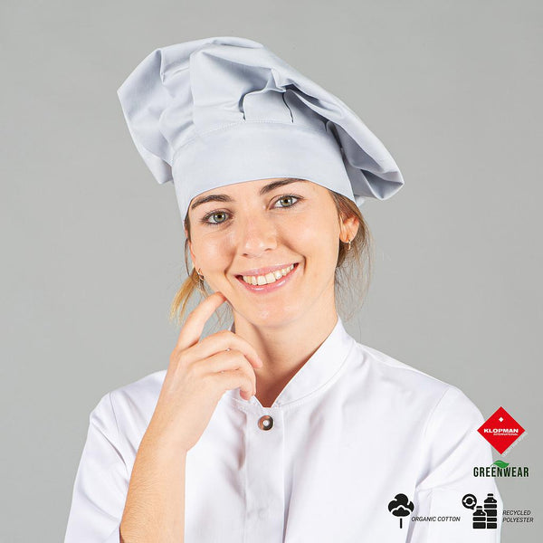 Gorro Chef Alenquer-Cinza Perola-Único-RAG-Tailors-Fardas-e-Uniformes-Vestuario-Pro