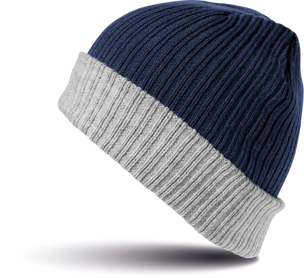 Gorro "Chunky"-Azul Marinho / Grey-Único-RAG-Tailors-Fardas-e-Uniformes-Vestuario-Pro