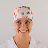 Gorro Cirúrgico em Microfibra Flor Arco Íris-C/elástico-Único-RAG-Tailors-Fardas-e-Uniformes-Vestuario-Pro
