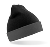Gorro Clássico de Material Reciclado-Preto / Cinzento-Único-RAG-Tailors-Fardas-e-Uniformes-Vestuario-Pro
