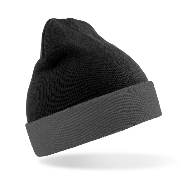 Gorro Clássico de Material Reciclado-Preto / Cinzento-Único-RAG-Tailors-Fardas-e-Uniformes-Vestuario-Pro