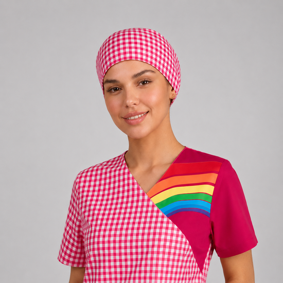 Gorro Com Elástico Tecido Antibacteriano-Fucsia-Único-RAG-Tailors-Fardas-e-Uniformes-Vestuario-Pro
