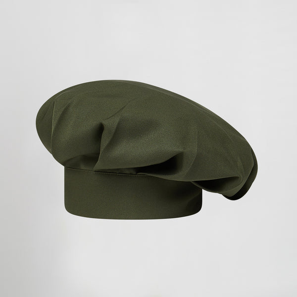 Gorro Gran Chef com Velcro em Sarja de Poliéster-Caqui-599-Único-RAG-Tailors-Fardas-e-Uniformes-Vestuario-Pro