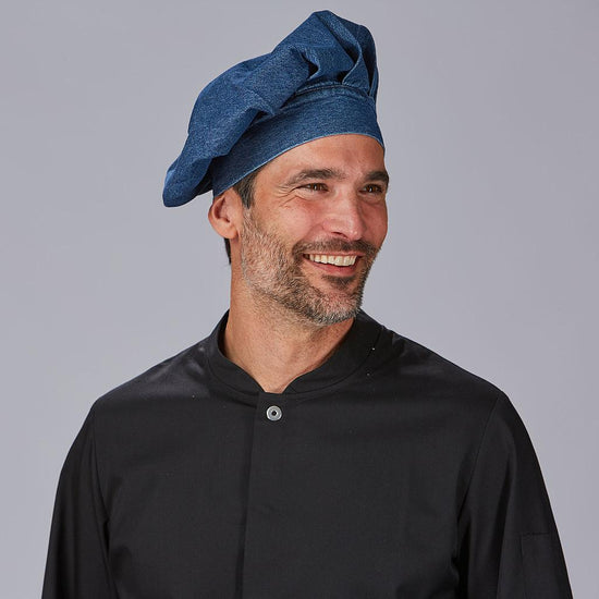 Gorro Grande Chef Ganga Lavada-Ganga Grossa - 805-UD-RAG-Tailors-Fardas-e-Uniformes-Vestuario-Pro
