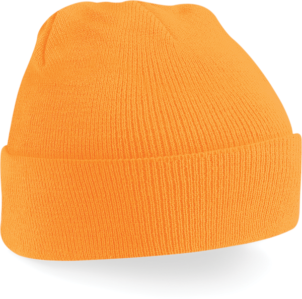 Gorro Original com Dobra Unissexo-Laranja Fluorescente-Único-RAG-Tailors-Fardas-e-Uniformes-Vestuario-Pro