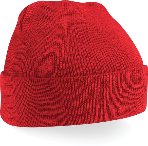 Gorro Original com Dobra Unissexo-Vermelho Vivo-Único-RAG-Tailors-Fardas-e-Uniformes-Vestuario-Pro