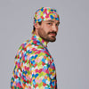 Gorro Pirata Heart Algodão Ágatha-Corações Multicolor - 5149-UD-RAG-Tailors-Fardas-e-Uniformes-Vestuario-Pro