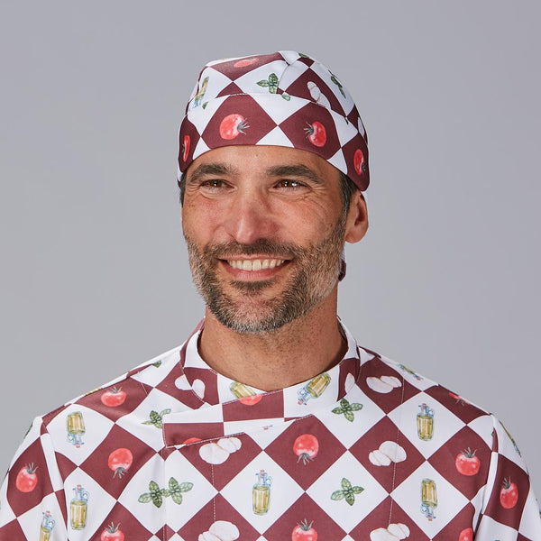 Gorro Pirata de Algodão Estampado Unissexo-RAG-Tailors-Fardas-e-Uniformes-Vestuario-Pro